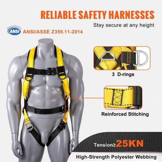 Detachable Safety Harness Universal Full Body Constuction/Climbing Outdoor